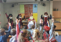 Sinterklaas op Aan de Basis